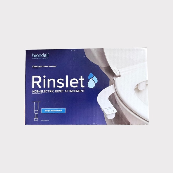 Brondell Bath Brondell Rinslet Bidet Non Electric Single Nozzle Wash Full Kit Universal